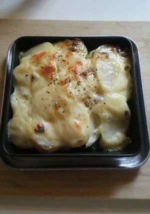 ほうれん草とポテトのアンチョビマヨ焼き-レシピのメイン写真