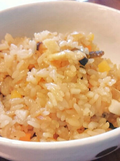 リメイクたけのこご飯☆ガーリック炒飯-レシピのメイン写真