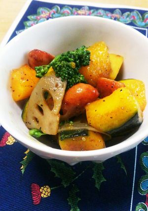 デパ地下風♪リメイクありのホットサラダ♪-レシピのメイン写真