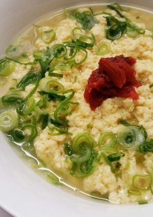 簡単ランチメニュー☆梅たまうどん-レシピのメイン写真