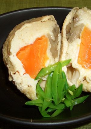 卵と山芋の巾着煮-レシピのメイン写真