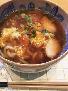 *鶏胸肉の卵とじうどん-レシピのメイン写真