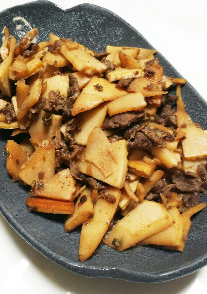 ご飯がすすむ！たけのこの牛肉炒め♪-レシピのメイン写真