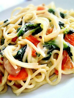 野菜たっぷり♪クリームパスタ-レシピのメイン写真