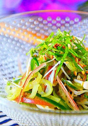 きゅうりと茗荷のヘルシーさっぱり大葉和え-レシピのメイン写真