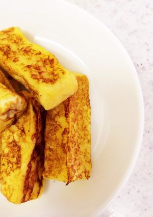 離乳食中期♡手づかみフレンチトースト-レシピのメイン写真