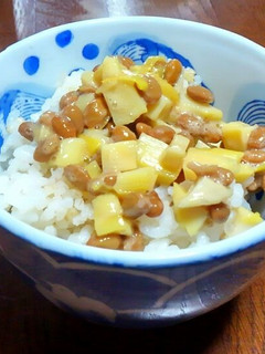 竹の子納豆ご飯-レシピのメイン写真