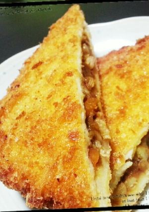 食ﾊﾟﾝで美味♡なｶﾚｰﾊﾟﾝ-レシピのメイン写真