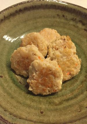 鶏挽肉でつくねみたいなハンバーグ-レシピのメイン写真