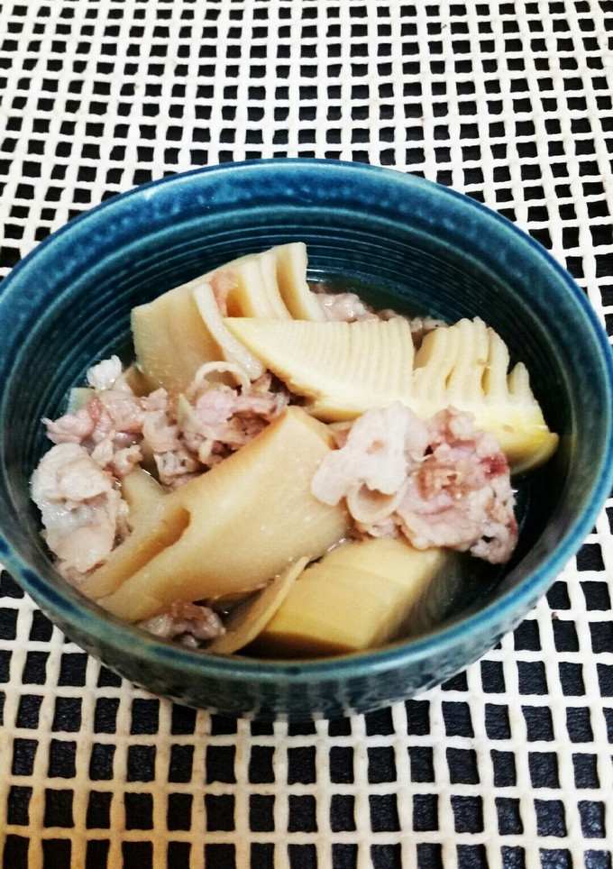 筍と豚肉の煮物-レシピのメイン写真