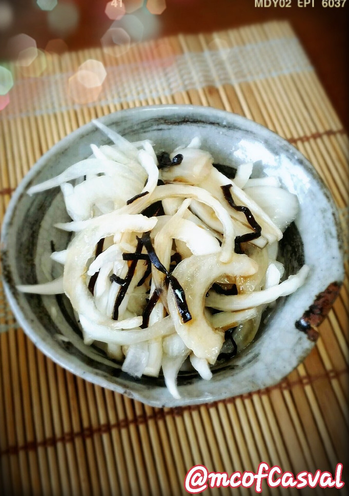時短簡単♪新タマネギと塩昆布ポン酢和え-レシピのメイン写真