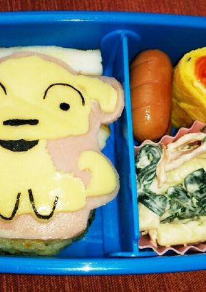 キャラ弁 クレヨンしんちゃん シロ全身-レシピのメイン写真