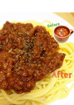ミネストローネをミートソースにアレンジ♡-レシピのメイン写真