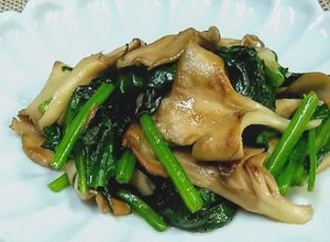簡単美味！舞茸とほうれん草の旨ソテー♪-レシピのメイン写真