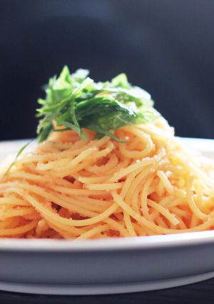 明太子スパゲッティ-レシピのメイン写真