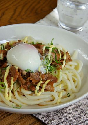 ☆簡単☆照りたまうどん-レシピのメイン写真