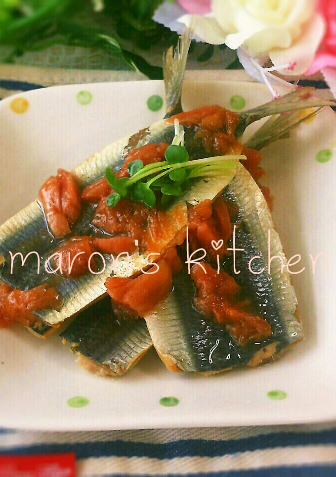 お鍋で簡単♡いわしの梅煮～梅肉ソースがけ-レシピのメイン写真
