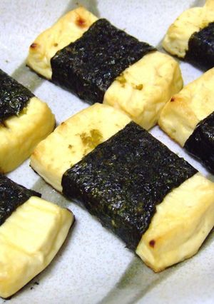 柚子胡椒豆腐で☆のり巻き-レシピのメイン写真