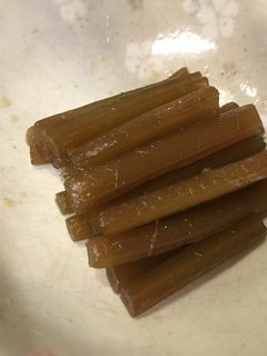 伽羅蕗(きゃらぶき)に胡麻油-レシピのメイン写真