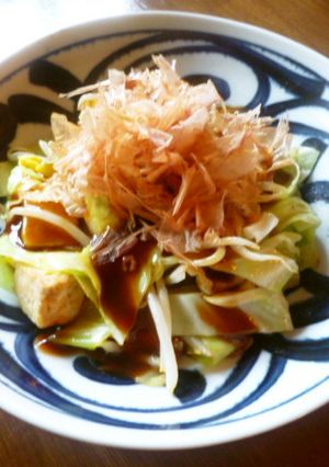 春キャベツと豆腐のお好み焼き風♪-レシピのメイン写真