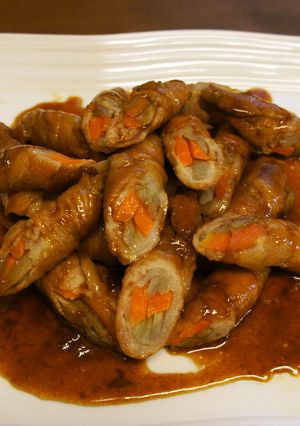 牛蒡&人参の豚肉巻、甘辛炒め煮☆-レシピのメイン写真