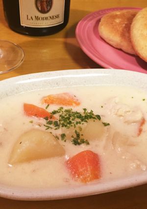 優しい味のクリームシチュー♡-レシピのメイン写真