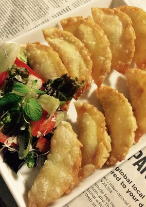 ポテトサラダをアレンジ☆スナック餃子-レシピのメイン写真