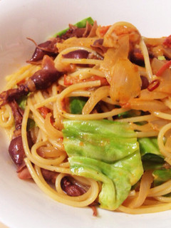ホタルイカのトマトパスタ-レシピのメイン写真