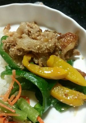 豚肉ピーマンの味噌炒め-レシピのメイン写真
