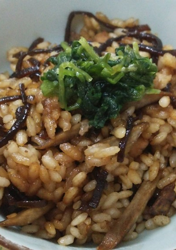 昆布の佃煮リメイク～簡単炊き込みご飯-レシピのメイン写真
