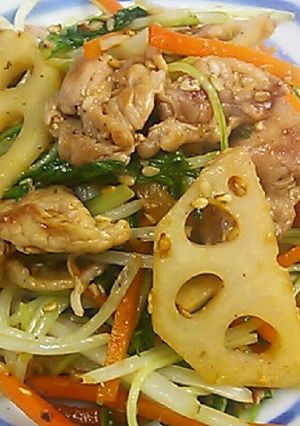 ◆水菜◇豚肉の味噌炒め◆-レシピのメイン写真
