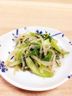 副菜に♪チンゲン菜ともやしのナムル-レシピのメイン写真