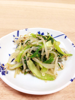 副菜に♪チンゲン菜ともやしのナムル-レシピのメイン写真