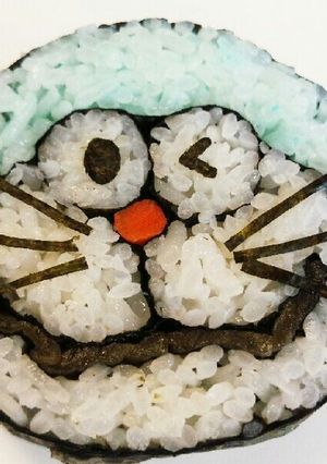 ドラえもん巻き寿司-レシピのメイン写真