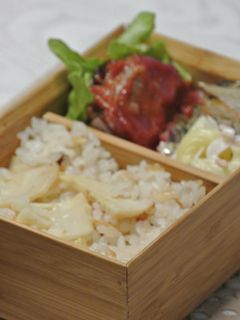 筍ごはん弁当-レシピのメイン写真