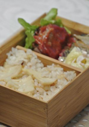 筍ごはん弁当-レシピのメイン写真