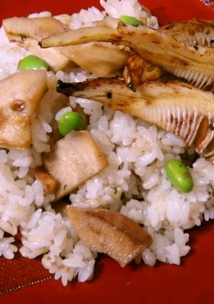 焼きたけのこ＆オリーブオイルの筍ごはん-レシピのメイン写真