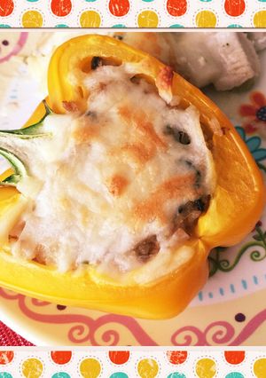 ★パプリカのピラフ詰め★-レシピのメイン写真