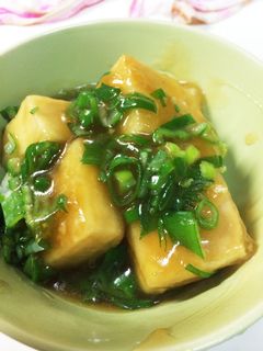 ツルプリ!☆高野豆腐の揚げ出し風-レシピのメイン写真