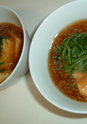 揚げだし豆腐のごまあん-レシピのメイン写真
