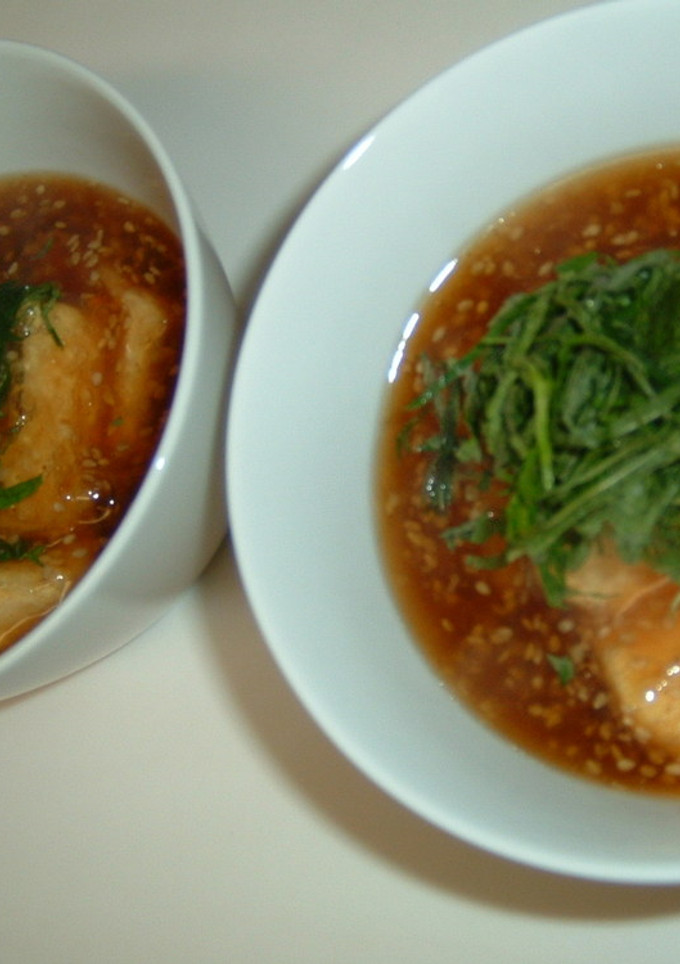 揚げだし豆腐のごまあん-レシピのメイン写真