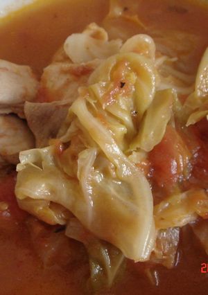 鶏とキャベツのトマト煮スープ☆ミルク入り-レシピのメイン写真