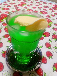 たまには‼喫茶店のクリームソーダ(^^)-レシピのメイン写真