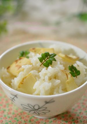 焼きタケノコの炊きこみご飯✿-レシピのメイン写真
