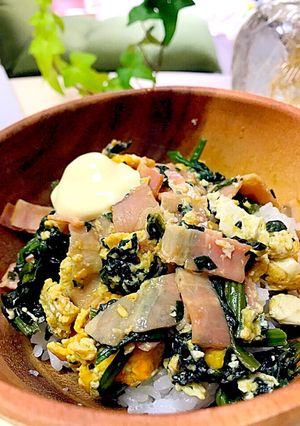 ポパイ丼-レシピのメイン写真