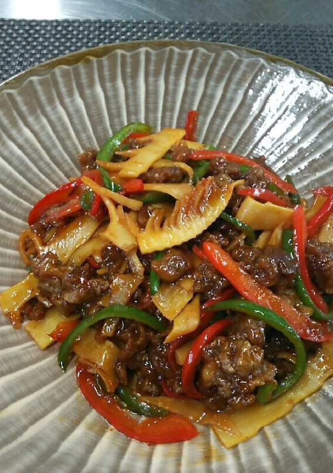 焼肉のたれで『青椒肉絲』ふ～(^^)v-レシピのメイン写真