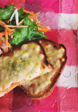 朝食に♡クロックムッシュ風トースト-レシピのメイン写真