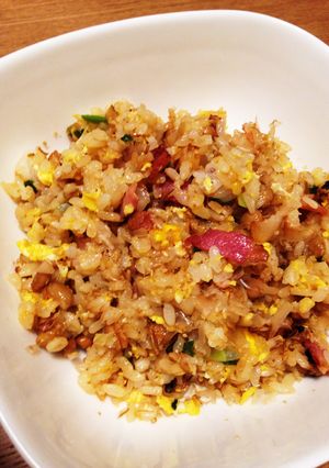 しょうが納豆チャーハン-レシピのメイン写真