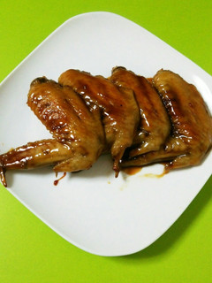 ずぼら飯*鶏手羽の照り焼き-レシピのメイン写真