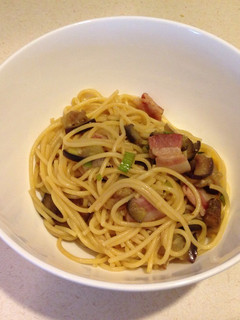 ナスとベーコンの和風パスタ-レシピのメイン写真